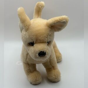 Douglas Cuddle Toys Carlos Chihuahua Dog Plush Stuffed Animal 9” Beige Cream